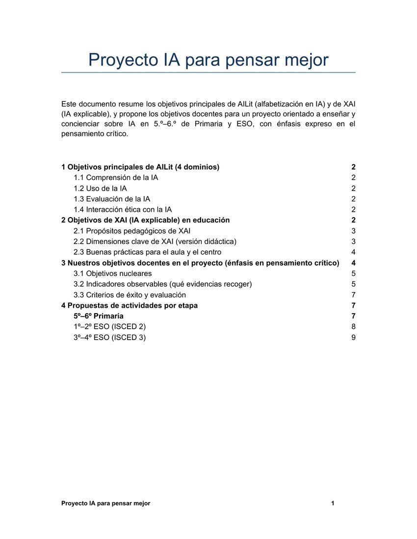 Proyecto IA para pensar mejor