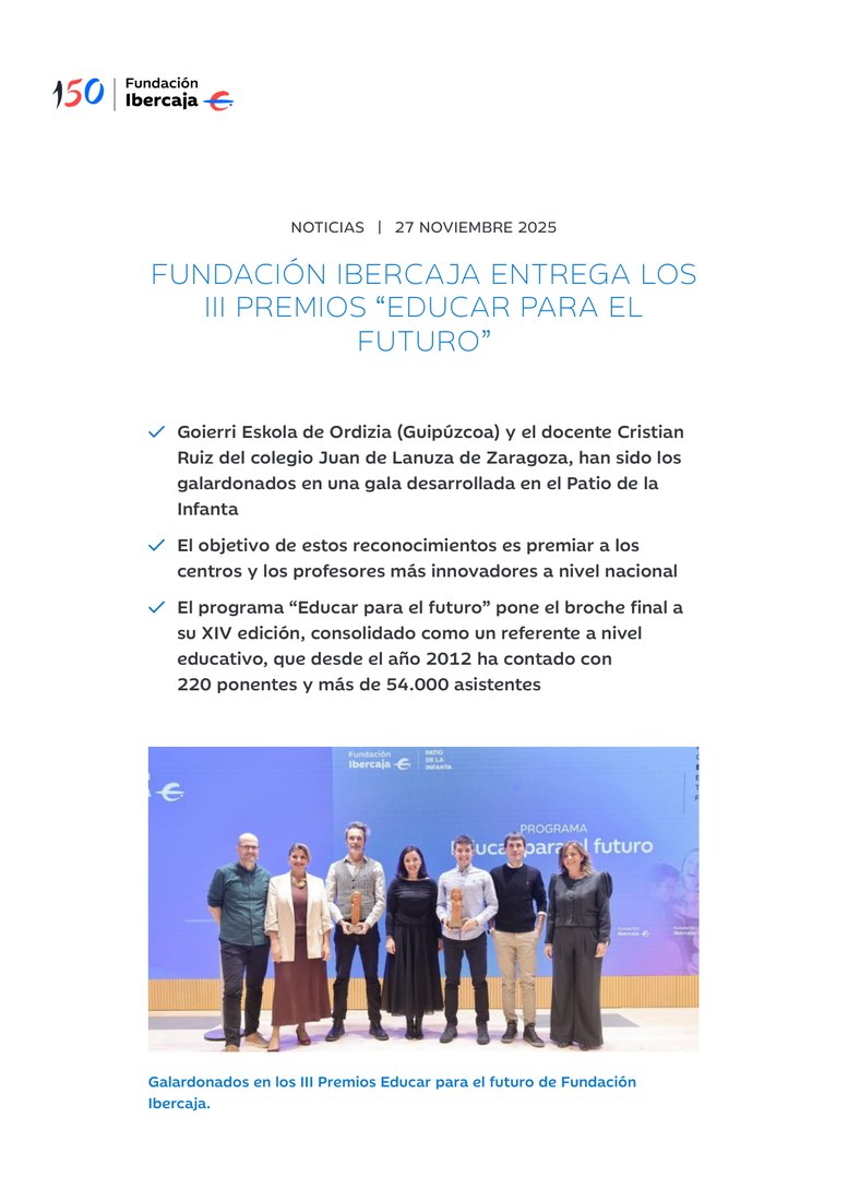 Fundación Ibercaja Educar para el Futuro